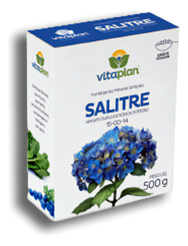Fertilizante Mineral Salitre Do Chile Vitaplan 15-00-14 500g