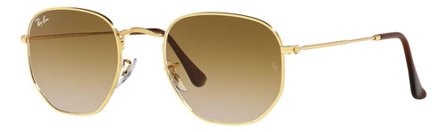 Ray Ban Rb3548n 001/51 Hexagonal Flat Cafe Dorado