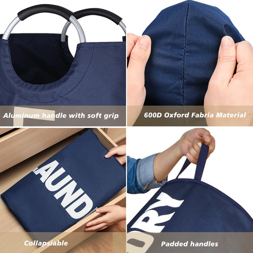 Lavandería Grande Maxsilan 90 L, Cesta De Ropa De