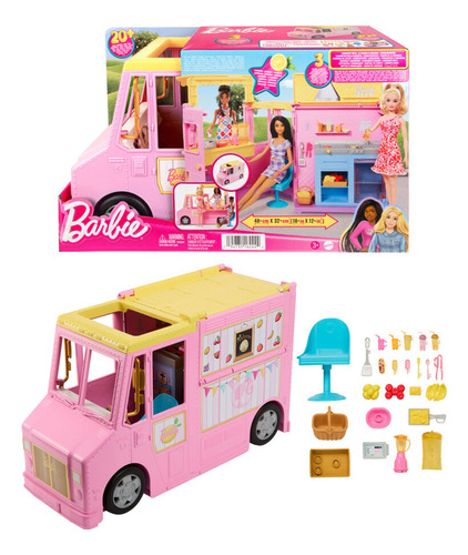Barbie Camion De Limonadas Hpl71 Mattel