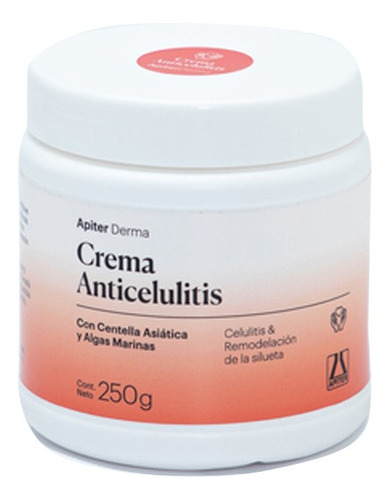 Crema Anticelulitis Apiter® Centella Asiática Y Algas 250g