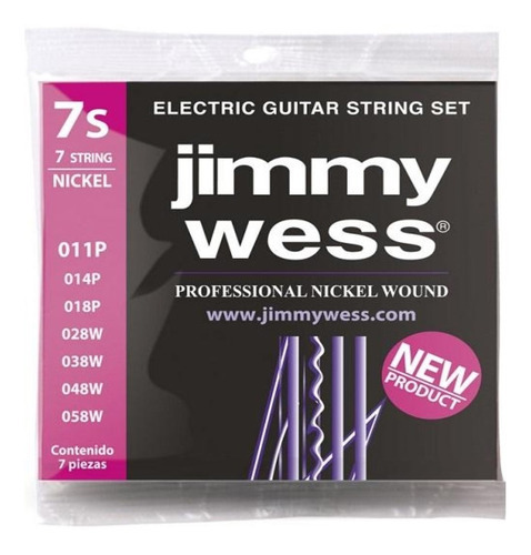 Jimmy Wess JWGE-1007N Guitarra eléctrica