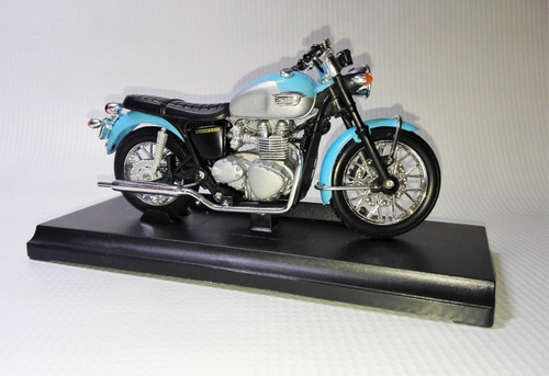 Moto Triumph Bonneville A Escala 1:18 Marca Welly