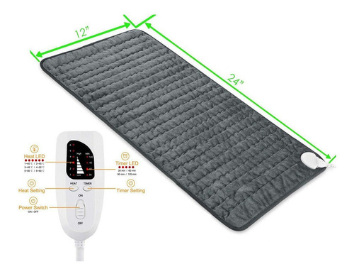 Tapete De Calefacción Eléctrica Lavable Terapéutico A