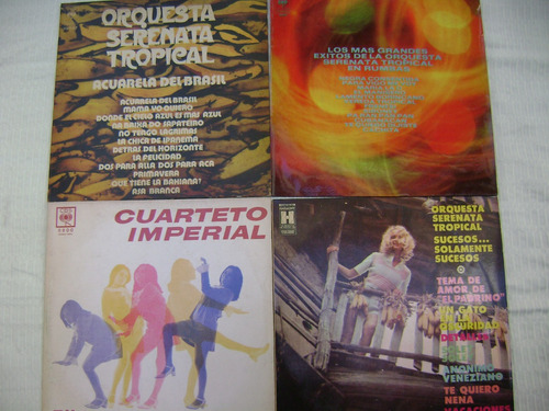 Cuatro Discos De Vinilo Musica Tropical