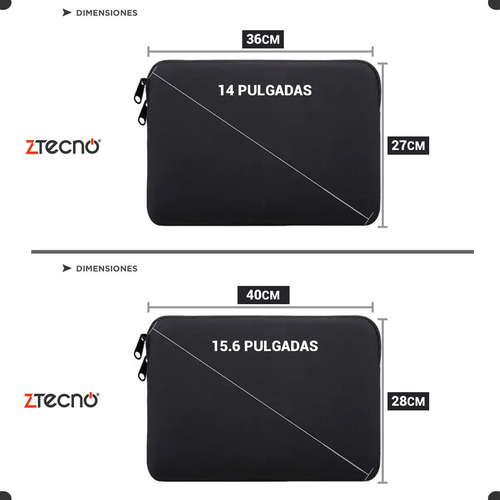 Funda Notebook Neoprene - Lenovo Bangho Dell Hp Asus Acer