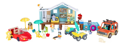 Bluey - Mega Set Casa De Playa Con Amigos 45 Piezas
