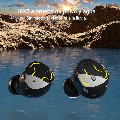 Bluetooth Audífonos Inalámbricos Auriculares Tws Inear Gamer Color Negro