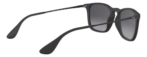 Lentes De Sol Ray-ban Chris Rb4187 Cuadrados Gris Matte Liso Grey Matte Black Matte Black