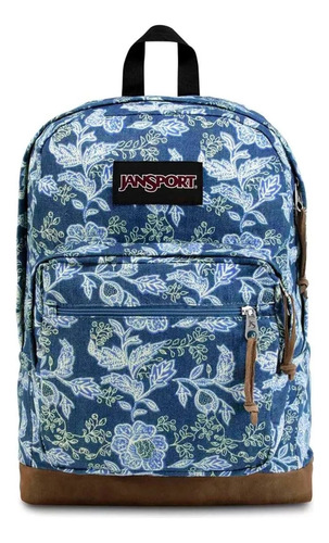 Mochila Jansport Right Pack Batik Azul Original 6c Avant