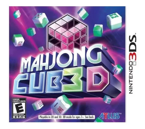 Jogo Mahjong Cub 3d Para Nintendo 3ds Midia Fisica Atlus