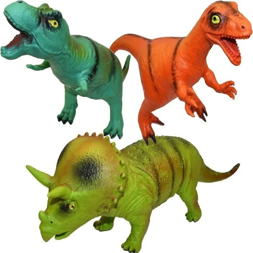 Dinosaurios Grandes Goma V Modelos Juguete Niños Microcentro