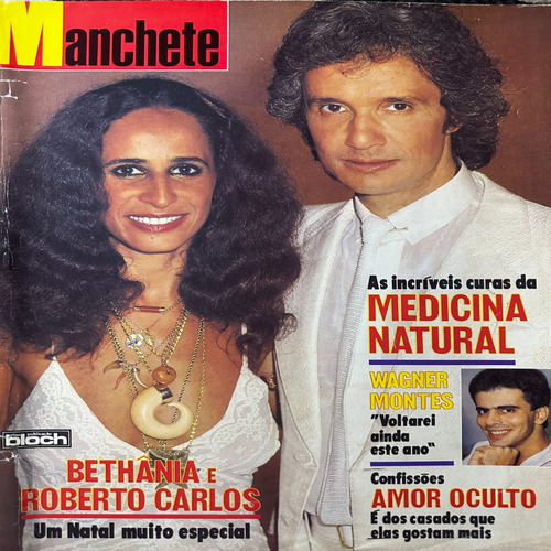 Manchete Bethânia Roberto Carlos Miss Flamengo Kennedy Zizi (Usado)
