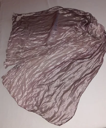Chalina Nude Tornasolada.cien % Rayon De La India.medidas. (Usado)