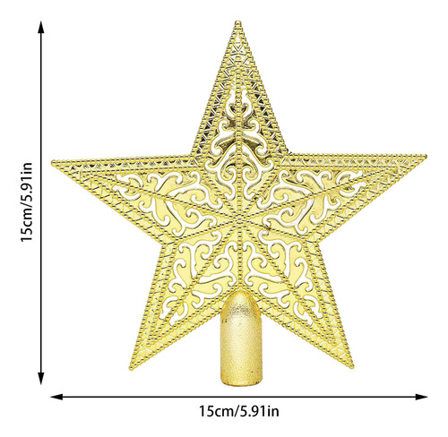 . Decoración Navideña Con Forma De Estrella Hueca En Forma