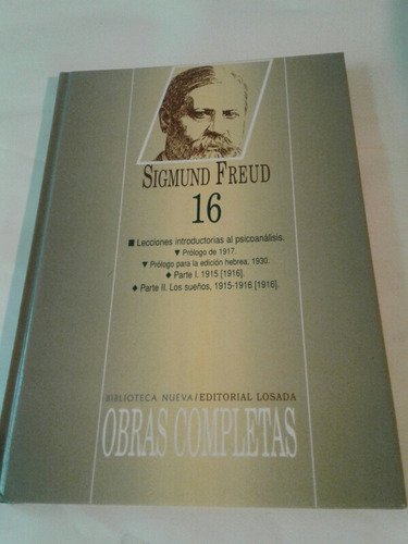 Libro Sigmund Freud Tomo 16