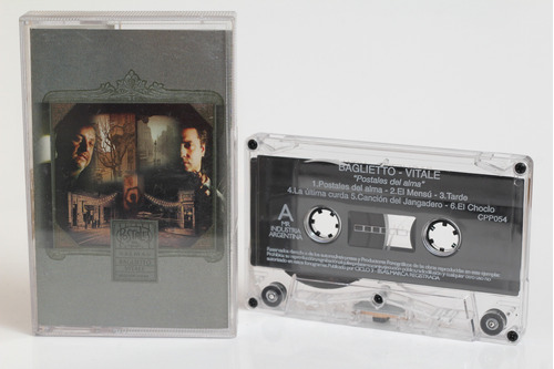 Cassette Juan Carlos Baglietto Vitale Postales Del Alma 1999