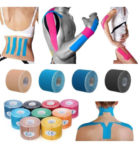 Fita Cinesiologia Muscular Fisioterapia Kinesio Tape - E26