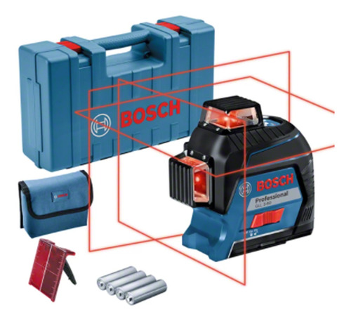 Nivel Laser Planos Medición Multilineal Professional Bosch