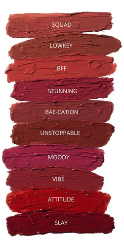 Labial Líquido L.a Girllip Mousse Velvet Lip Colour Color Bff