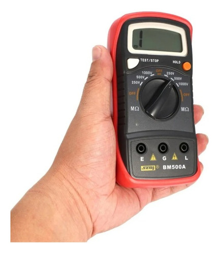 Megometro Medidor Aislamiento Digital Bm500a 1000v 1999m