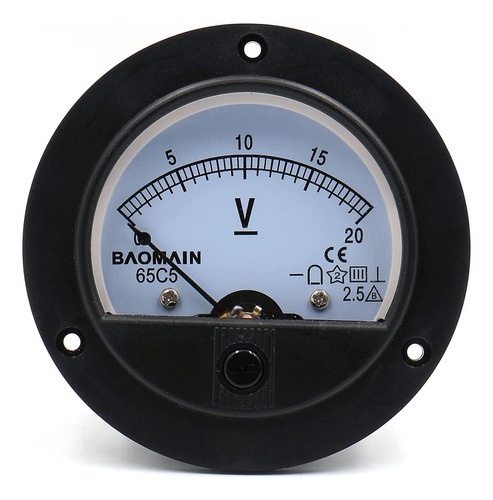 Baomain 65c5analgica Panel Meter Volt Voltaje Gauge Analog V