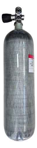 Cilindro Mergulho Scuba 300bar Fibra Carbono 4,7 L Torneira