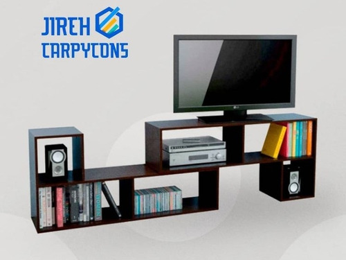 Imagen 1 de 3 de Mueble Modular Tipo L Para Tv Plana Diseño Minimalista