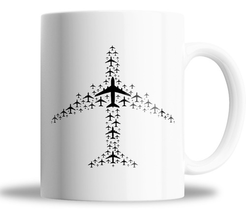 Taza De Ceramica_avion Plane