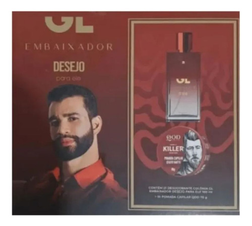 Coffret Gl Desejo Deo Colonia 100ml + Pomada Capilas Qod