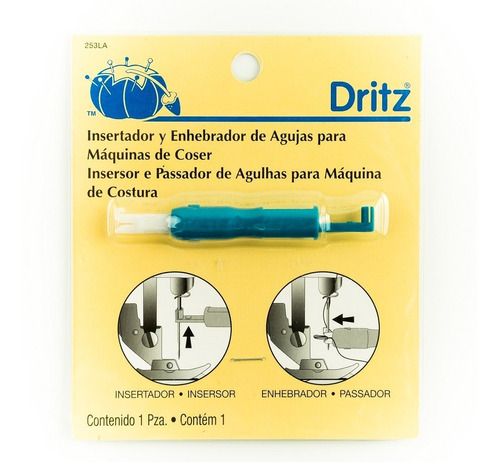 Insertador Enhebrador Agujas Máquina Coser Tarjeta Dritz