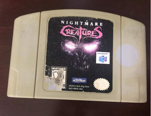 Cartucho Nightmare Creatures Para Nintendo 64 