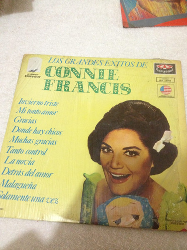 Connie Francis Los Grandes Éxitos Disco De Vinil Original 