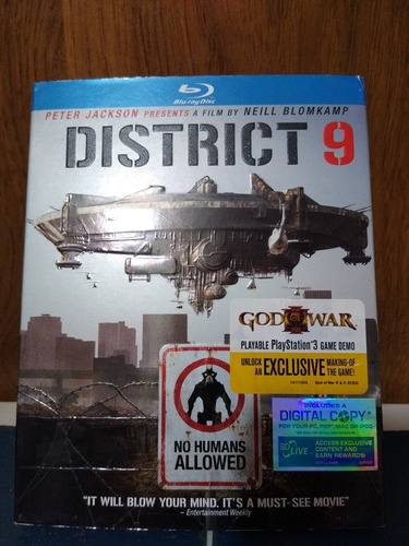 Sector 9 District 9 Blu Ray + Digital Importado 2 Discos