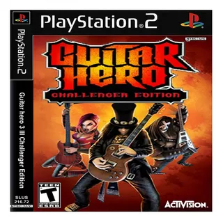 Guitar Hero 3 Challenger Edition - Jogo Ps2 Playstation 2