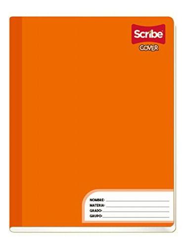 Scribe, Cover, Cuaderno Profesional Cosido De Pasta Semi