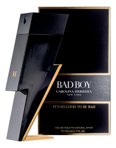 Perfume Masculino Bad Boy Carolina Herrera Eau De Toilette 100ml