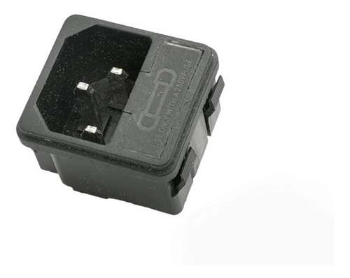 Tomacorriente Macho C/ Protección (fusible) Cpu Paquete 3pcs