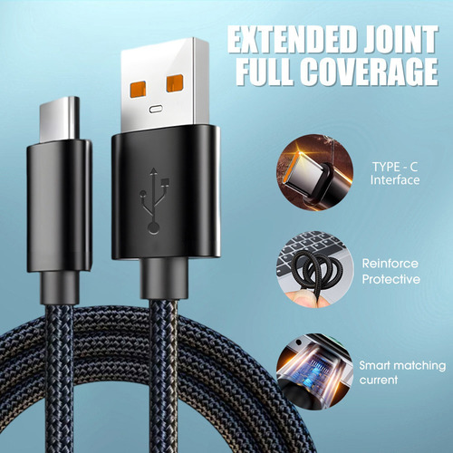 Cable De Datos De Carga Rápida Usb A Micro Usb Tipo C De 120