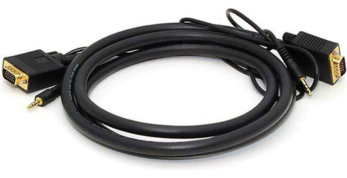 Cable Monoprice Super Vga - 6 Pies - Hd15 Con Audio Estéreo