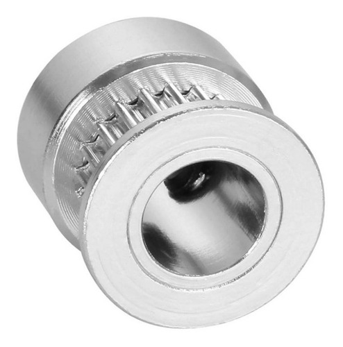 2 Polias Gt2 20 Dentes Em Alumínio Furo 8mm P/ Correia 6mm