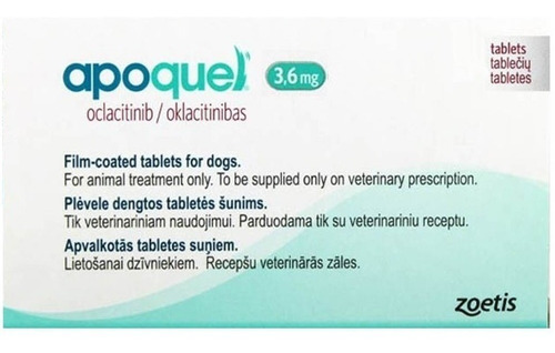 Apoquel Dermatologico Zoetis 3.6mg 20 Tabs