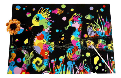 50 De Dibujo De Pintura De Papel Para Rascar Para Niños Y
