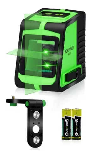 Nivel Laser Autonivelante de 2 líneas en Cruz verdes (horizontal y