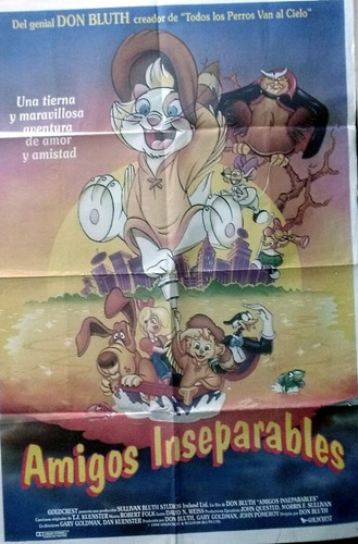 Afiche De Cine Original  Amigos Inseparables  1991