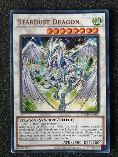 Stardust Dragon Carta Yugioh 