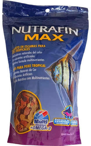 Nutrafin Max Alimento Peces Tropicales 180 Grs