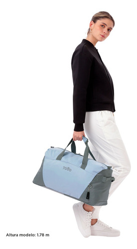 Totto Maleta Deportiva - Bolsa De Viaje | Active Pro M Azul Acero Lisa