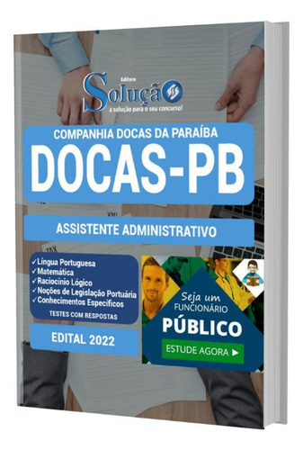 Apostila Concurso Docas Pb - Assistente Administrativo
