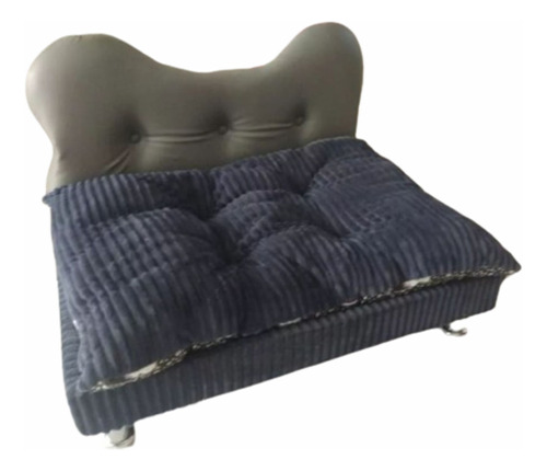 Base Cama + Colchon + Espaldar 90x60cm 